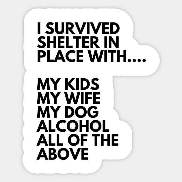 Shelter in Place with the Family Sticker by Karolyn's Kreations!